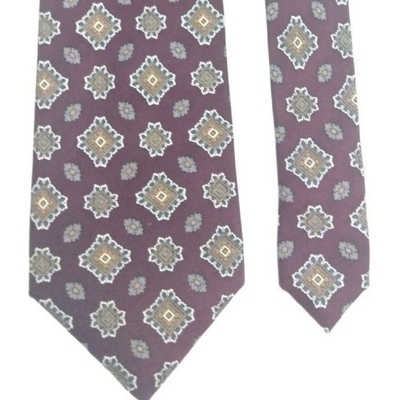 Jos. A. Bank Mens 100% Silk Tie Handmade - Picture 3 of 7